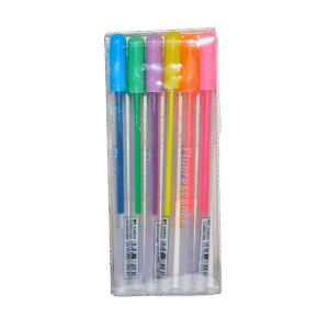 Plumas de colores de gel