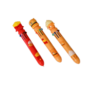 Bolígrafo de  comida multitintas