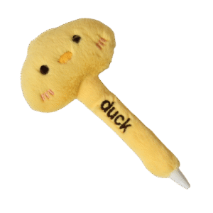 Pluma de gel de patos
