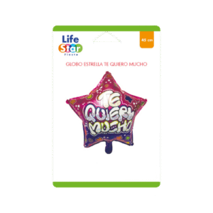 Globo estrella "Te quiero mucho"
