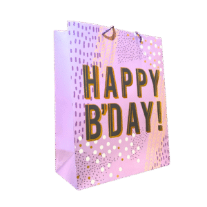 Bolsa de regalo "HAPPY BIRTHDAY"