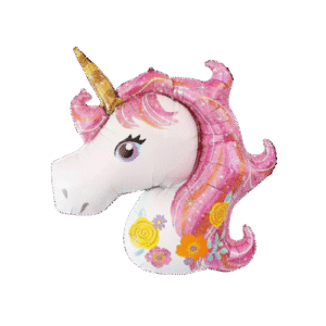 Globo de unicornio rosa