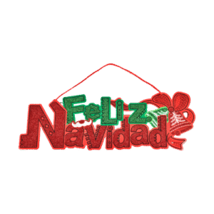 Letrero "Feliz navidad"