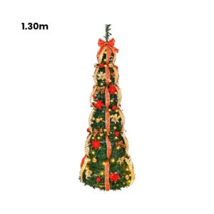 Árbol de navidad con decoración 1.30m