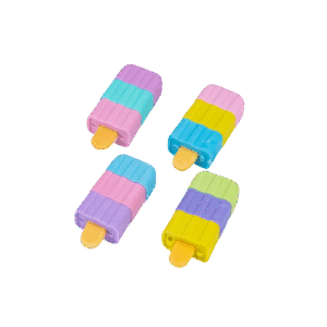 Set de gomas de borrar paletas de hielo