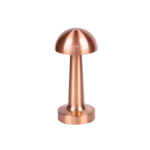 Lampara de mesa moderna de aluminio