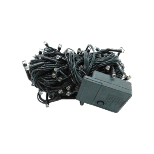 Luz navideña calida 100 pz 9 metros cable verde