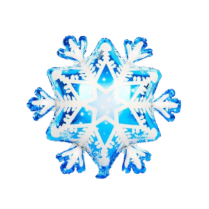 Globo "Copo de nieve"