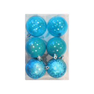 Esferas mix blue de 6cm