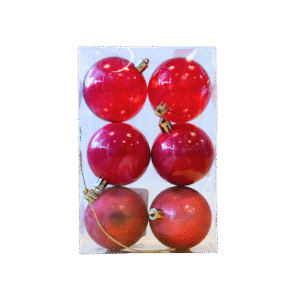 Esferas mix red 6cm