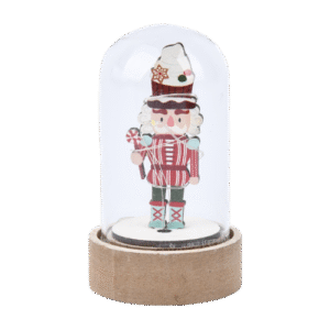 Bola de nieve cascanueces con luz