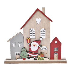 Villa navideña con Santa Claus