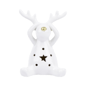 Reno de ceramica con luz LED