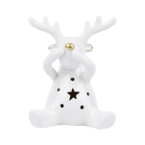 Reno de ceramica con luz LED