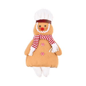 Muñeco de jengibre con luz LED