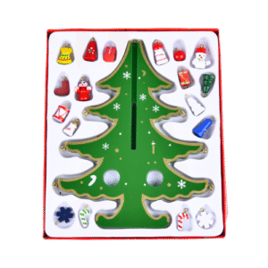 Árbol navideño armable de madera para escritorio