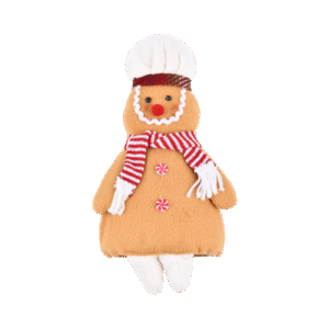 Muñeco de jengibre con luz LED
