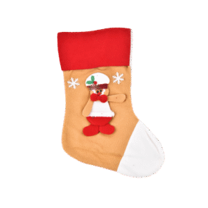 Bota navideña muñeco de jengibre