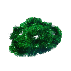 Escarcha navideña verde