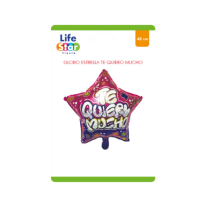 Globo estrella "Te quiero mucho"