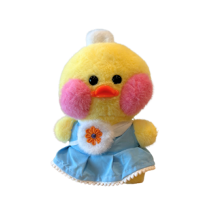 Patito de peluche con vestido