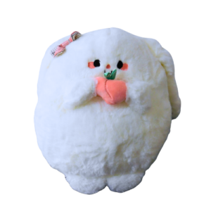 Peluche de conejo con corazón grande