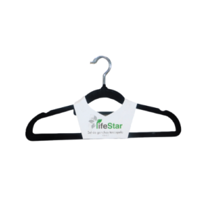 Set de ganchos terciopelo negro con 5pzs