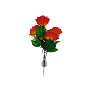 Flores artificiales - Rosas degradadas
