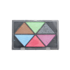 Paleta sombras rombos 6 colores