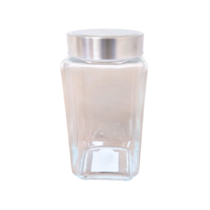 Recipiente de cristal para almacenamiento con tapa 1000 ml