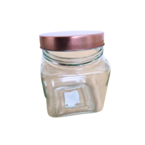 Recipiente de cristal para almacenamiento con tapa 1250 ml